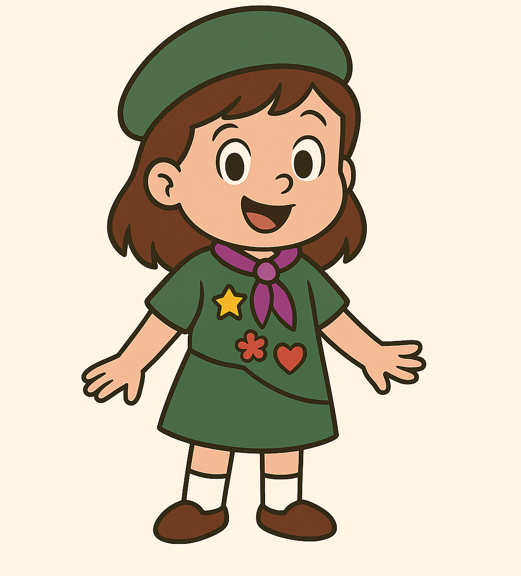 Star Girl Scout Logo